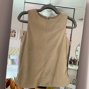 Vince Lamb Leather Top